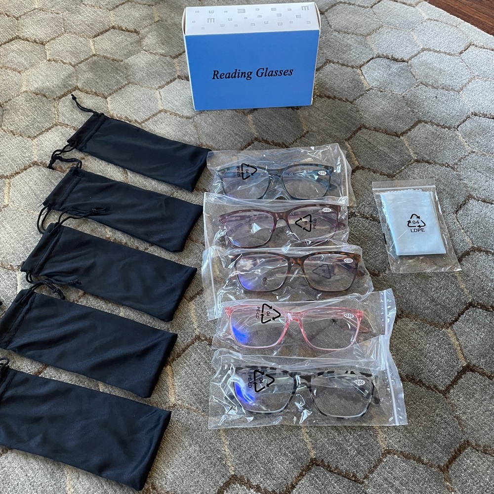 SIGVAN Tortoiseshell Reading Glasses 5 pairs